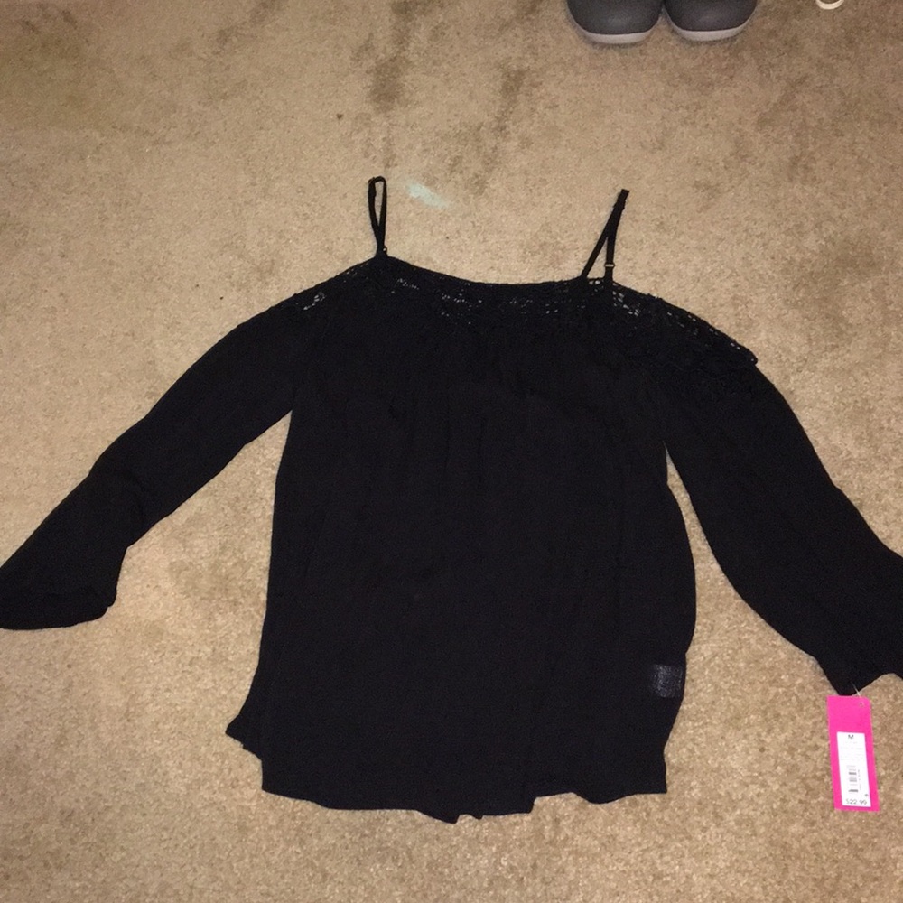 Xhilaration Loose Black Top